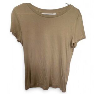 H&M Divided Brown Tan Women's Blouse Top Tee